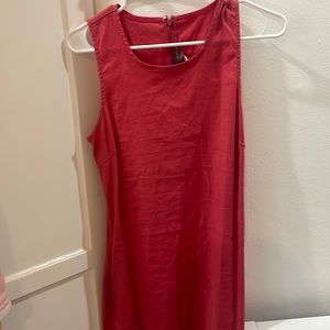 Red chambre dress with pockets. New with tags!